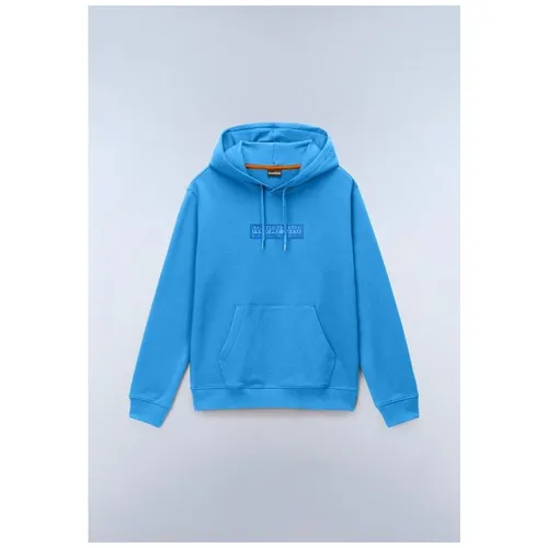 Napapijri Kapuzensweatshirt Weiß S (48) - Sportliches Kapuzensweatshirt aus 90% Baumwolle für hohen Tragekomfort. Mit Kordelzug und normaler Schnittform ideal für Freizeit und Alltag.