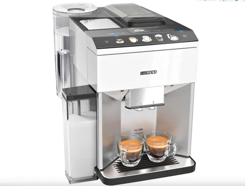 SIEMENS Kaffeevollautomat silberfarben - Kaffeevollautomaten, elegantes silberfarbenes Design und perfekte Kaffeequalität für Kaffeegenuss auf Knopfdruck.