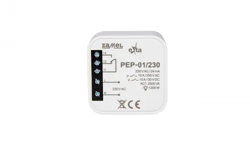 Steckbares elektromagnetisches Relais 230VAC 10A PEP-01/230 EXT10000256