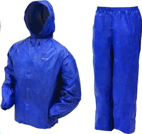 Frogg Toggs UL12104-12 Größe Medium Ultralite Atmungsaktiver Regenanzug Blau