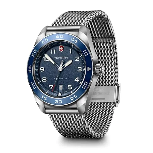 Victorinox Swiss Army Automatic Casual VIC242045 Herrenuhr - Armbanduhren mit 100 m Wasserdichtigkeit und edlem Edelstahlarmband für stilvolle Herren. Ideal für jeden Anlass und ausgestattet mit Saphirglas.