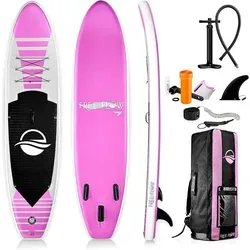 SereneLife Stand Up Paddling Board Set – Perfekt für die ganze Familie - Stand Up Paddle Board Set mit kompletter Ausrüstung für Kinder und Erwachsene. Hohe Stabilität, robust und leicht transportierbar – ideal für Freizeit und Sport auf Seen, Flüssen und im Meer.