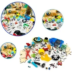 Oblique Unique 24 Geschenke für DIY Adventskalender für Jungs Jungen zum Basteln Spielen Mitgebsel Kindergeburtstag - Bunt