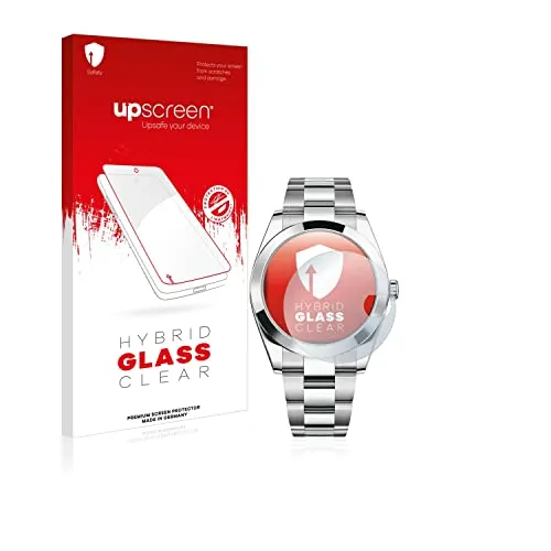 upscreen Schutzglas für Rolex Datejust 41 Schutzfolie, Glas-Folie [Klar, 9H Panzerschutz, Anti-Fingerprint]