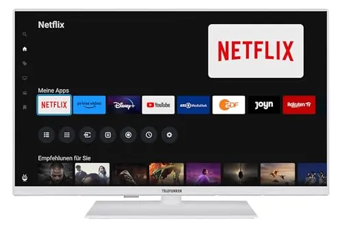 TELEFUNKEN 40 Zoll Smart TV - Full HD, HDR & Triple-Tuner, 6 Monate HD+ inkl. für grenzenlosen Streaming-Spaß