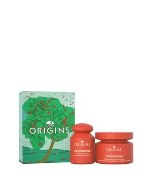 Origins Youthtopia Plumping & Smoothing Gesichtspflegeset - Entdecken Sie das Youthtopia Geschenkset für eine glatte und pralle Haut. Mit Refining Apple Peel und Peptide Plumping Apple Cream sorgt es für ein strahlendes Hautbild und langanhaltende Feuchtigkeit.