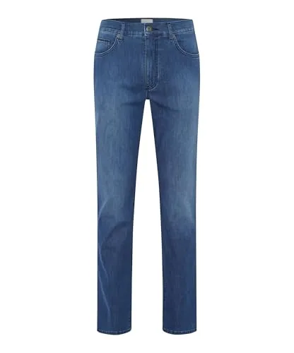 Brax 5-Pocket-Jeans blau 38/30 - Moderne 5-Pocket-Jeans in Ibiza Blue Used, aus hochwertigem, pflegeleichtem Material für optimalen Tragekomfort. Ideal für lässige Looks.