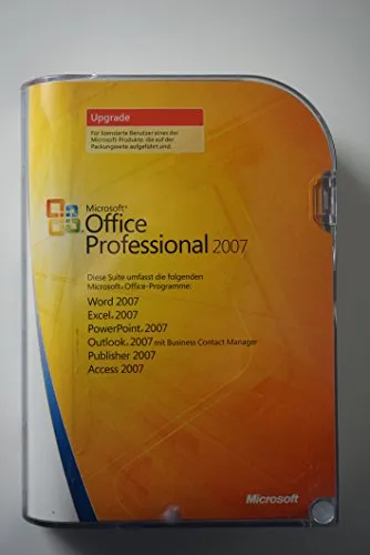 Microsoft Office Professional 2007 Upgrade deutsch