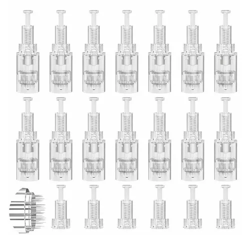 COOL-i ® Microneedling Pen V2 - 9 Stufen, 12 Nadelköpfe, 7 LED-Lichter - Innovativer Microneedling Pen für die Hautpflege mit 9 einstellbaren Intensitätsstufen und 12 Nadelköpfen. Ideal zur Unterstützung der Hautbildverbesserung und für den professionellen Einsatz geeignet.