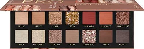 Catrice Pro Neon Earth Slim Eyeshadow Palette, Lidschatten, Nr. 010, Mehrfarbig, 14 Farben, langanhaltend, vegan, ohne Mikroplastikpartikel, Nanopartikel frei, ohne Parfüm, 1er Pack (10.6g)