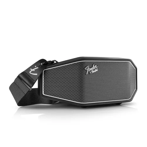 Fender x Teufel ROCKSTER CROSS Bluetooth Lautsprecher - Robuster Bluetooth Lautsprecher mit kraftvollem Sound und langer Akkulaufzeit, perfekt für Outdoor-Aktivitäten und Partys.