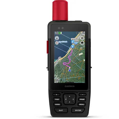 Garmin GPSMAP H1i Plus - Robustes GPS-Handgerät - Navigationsgeräte mit 3,5-Zoll Touchdisplay, vorinstallierten Karten und inReach Plus-Technologie für Zwei-Wege-Kommunikation - perfekt für Abenteuer in der Natur.