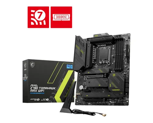 MSI MAG Z790 Tomahawk MAX WiFi - ATX Mainboard für Intel Core 12.-14. Gen, DDR5 7800+MHz OC, mit KI-Kühlung und Wi-Fi 7 für maximale Leistung