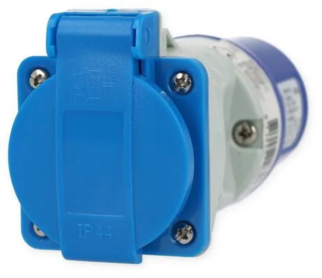Pro Plus CEE nach Schuko Adapter 16A - Praktische Adapterkupplung für Wohnmobile, Wohnwagen und Camping. Ideal für Handwerker und Montagebetriebe, wenn passende Anschlüsse fehlen. Robuste Qualität für vielseitige Anwendungen.