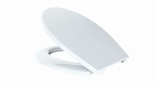 Duravit WC-Sitz Starck 3 - Toilettendeckel mit Absenkautomatik, langlebig und pflegeleicht aus Urea-Duroplast mit robusten Edelstahl-Scharniere