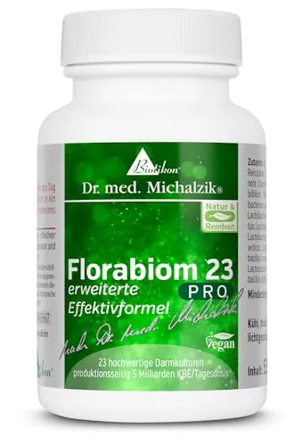 Florabiom 23 - Dr. med. Michalzik - effektive Darmkulturen - ohne Zusatzstoffe - von BIOTIKON®