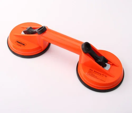 Primaster Vakuum-Plattenheber - Fliesenwerkzeug mit starker Vakuum-Technologie, ideal zum sicheren Heben und Verlegen von Fliesen und Platten.