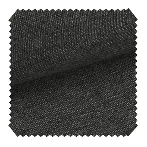 novely® ERFURT - Melierter Möbelstoff - Wasserabweisender Polsterstoff - Schwer Entzündbar - Pflegeleichte Meterware 1lfm | Farbe: 04 Graphit Grau