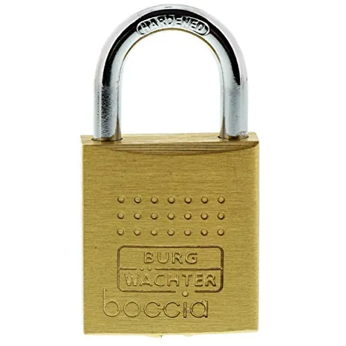 Burg-Wächter Vorhangschloss, 5 mm Bügelstärke, Kneifschutz, 2 Schlüssel, Boccia 450 30 SB