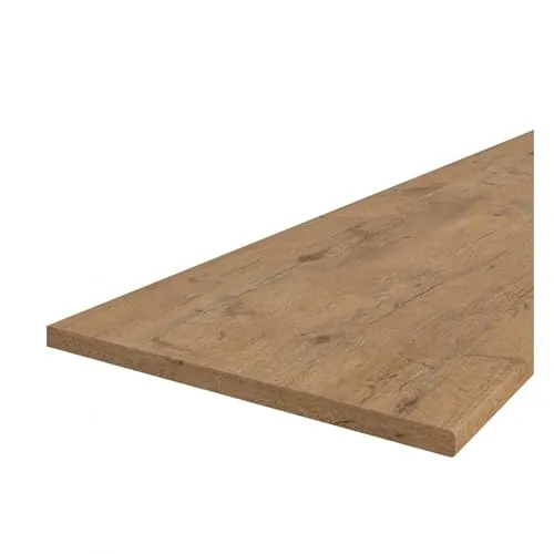 Küchenzeile Eiche Lancelot 60 cm - Hochwertige Arbeitsplatte für das Küchenmodell VIGO, pflegeleicht mit HPL-Beschichtung und doppelrunder Postformingkante – ideal für moderne Küchen.