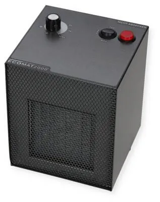 Ecomat 2000 Classic Heizlüfter - Mobiler Heizlüfter mit Thermostat und Abschalt-Automatik, ideal für effiziente Wärme in jedem Raum und besonders sicher durch Frostwächterfunktion.