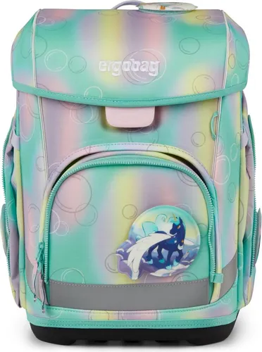 ergobag cubo light Schulranzen-Set 6-teilig - Leichter Schulranzen für Grundschüler mit ergonomischem Hugging-System und breiten Beckenflossen. Inkl. Sportbeutel und Federmäppchen, ideal für eine gesunde Körperhaltung und optimalen Tragekomfort.