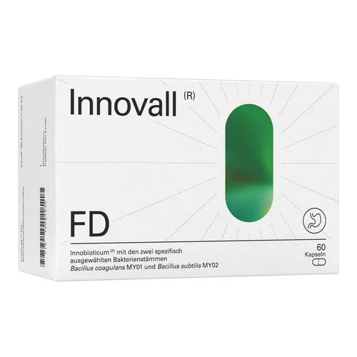 Innovall FD Kapseln 25.2 g - Bakterienkulturen für die Unterstützung der Darmflora, fördern das Wohlbefinden und die Verdauung.