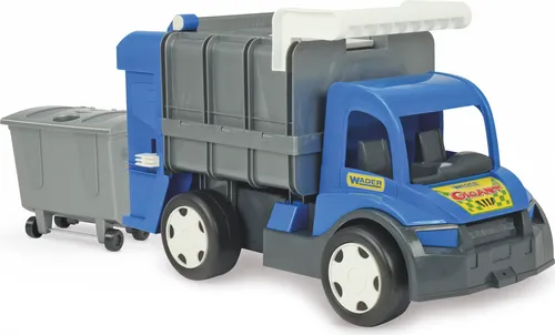 GIGANT Truck Müllwagen orange- silber