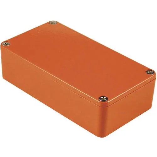Hammond Electronics 1590BBRD Universal-Gehäuse Rot 118.5 x 93.5 x 34 - Universelles Aluminium-Gehäuse in Rot, ideal für individuelle Projekte. Kompakte Maße: 118.5 x 93.5 x 34 mm, bietet sicheren Schutz und ansprechendes Design.