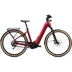 Flyer Upstreet 7.12 XC Comfort 750 Wh - Mercury Red Gloss - 53cm - E-Bike für Alltag und Tour: Das Flyer Upstreet 7.12 XC Comfort bietet mit seinem tiefen Einstieg und leistungsstarkem Panasonic Akku hohen Komfort und Reichweite für unvergessliche Fahrten.