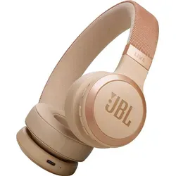 JBL LIVE 670 NC Wireless Bluetooth On-Ear Kopfhörer sandstone - On-Ear Kopfhörer mit Noise Cancelling und Bluetooth, ideal für unterwegs. Fragen Sie Alexa oder Google für eine freihändige Nutzung.