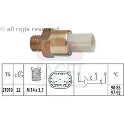 FACET Temperaturschalter Kühlerlüfter 7.5684 für BMW - Kühlungskomponente für BMW-Fahrzeuge, sorgt für optimale Temperaturregelung und zuverlässige Leistung des Kühlsystems.