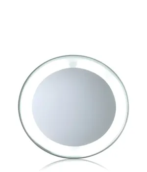 Tweezerman Mini Kosmetikspiegel mit LED-Beleuchtung - Kosmetikspiegel mit 15x Vergrößerung und innovativer LED-Beleuchtung, ideal für unterwegs, perfekt zum Zupfen von Augenbrauen und Auftragen von Make-up.