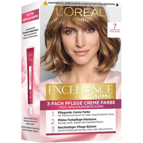 L'ORÉAL PARiS EXCELLENCE Creme Haarfarbe 7 Mittelblond (1 St)
