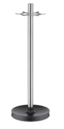 WMF Depot Utensilienhalter 30 cm - Utensilientöpfe mit 7 drehbaren Aufhängungen aus Cromargan Edelstahl, spülmaschinengeeignet und mit rutschfestem Fuß für optimale Standfestigkeit in Ihrer Küche.