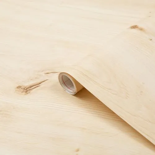 d-c-fix Klebefolie Holz-Optik Scandinavian Oak - Verleihe deinen Möbeln mit dieser selbstklebenden, wasserdichten Folie im skandinavischen Design einen neuen Look. Ideal für Tische, Schränke und Küchenfronten. Robuste Qualität für langlebige Ergebnisse.