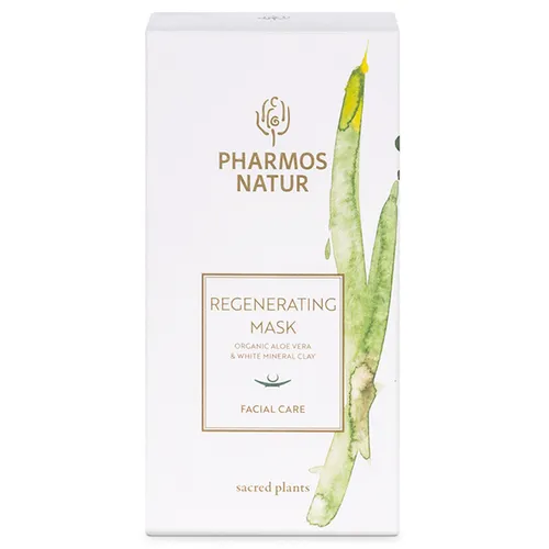 PHARMOS NATUR Facial Care Regenerating Mask - Gesichtsmaske mit bioaktiver Tiefenwirkung für straffere und glattere Haut. Ideal zur Minderung von Pigment- und Altersflecken, auch für empfindliche Haut geeignet.