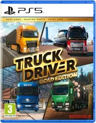 Truck Driver Gold Edition - PS5 [EU Version] - Spiele für PlayStation 5, erlebe eine riesige offene Welt und entwickle deine Lkw-Fahrer-Karriere mit spannenden Aufträgen und anpassbaren Trucks in der Gold Edition!
