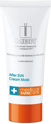 MBR Medical Sun Care High Protection Cream Mask SPF 50 - 100 ml After Sun Creme - Sonnenpflege für beanspruchte Haut, kühlende Crememaske mit hohem Lichtschutzfaktor, ideal nach dem Sonnenbaden für intensive Regeneration.