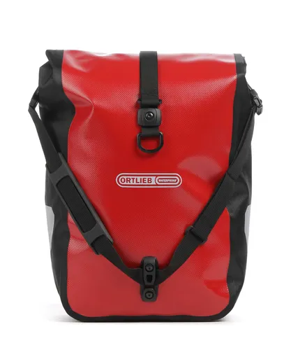 ORTLIEB Sport-Roller Vorderradtaschen rot-schwarz - Fahrradtaschen für Unisex, wasserdicht und mit Quick-Lock2.1-System für schnelles Befestigen. Ideal für Kinder- und Jugendräder, mit zusätzlichem Scheuerschutz.