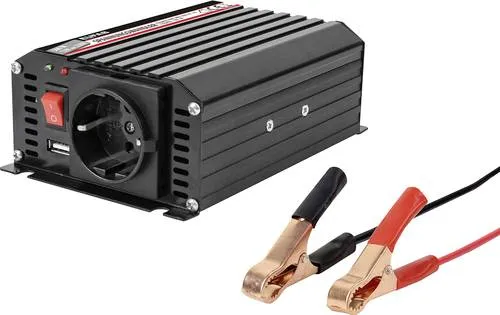 EUFAB 16481 Spannungswandler 300 W - Leistungsstark und neu - Schalter, Kontrollelemente & Zündschlösser - Ideal für mobile Anwendungen mit 300 W Leistung und neuester Technologie.
