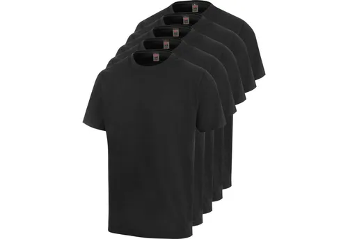 Würth MODYF T-Shirt 5er Pack XL - Bequemes dunkelgraues Arbeits- und Freizeitshirt aus 100% Baumwolle