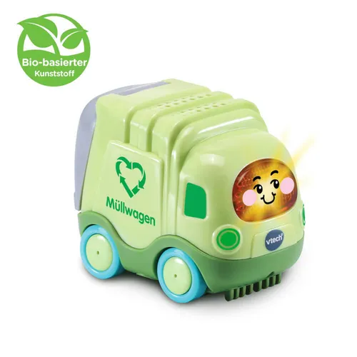 Vtech 80-543604 Tut Tut Baby Flitzer - Müllwagen (aus bio-basiertem Kunststoff)