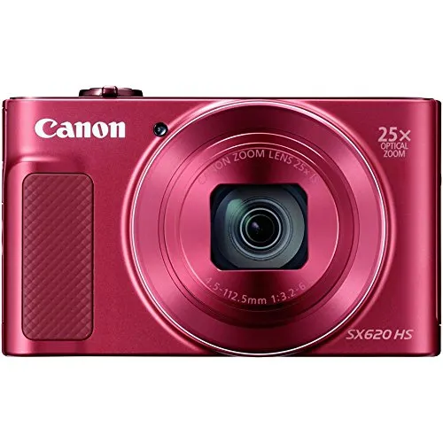 Canon PowerShot SX620 HS Digitalkamera - Digitale Kompaktkamera mit 20,2 MP und 25-fach optischem Zoom, ideal für beeindruckende Fotos und Full-HD-Videos; perfekt für unterwegs mit WLAN und NFC für einfache Verbindung.