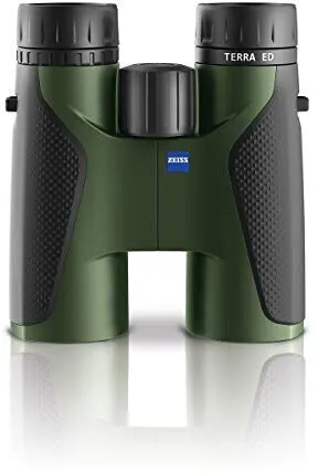 ZEISS Terra ED 8x42 Fernglas schwarz/grün - Robustes Fernglas mit 8-facher Vergrößerung, bietet hervorragende Optik für präzise Detailansichten in der Natur.