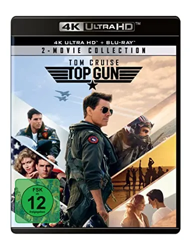 Top Gun 2-Movie-Collection 4K Ultra HD - Filme in 4K Ultra HD, spektakuläre Bildqualität und packende Action für ein unvergessliches Seherlebnis.