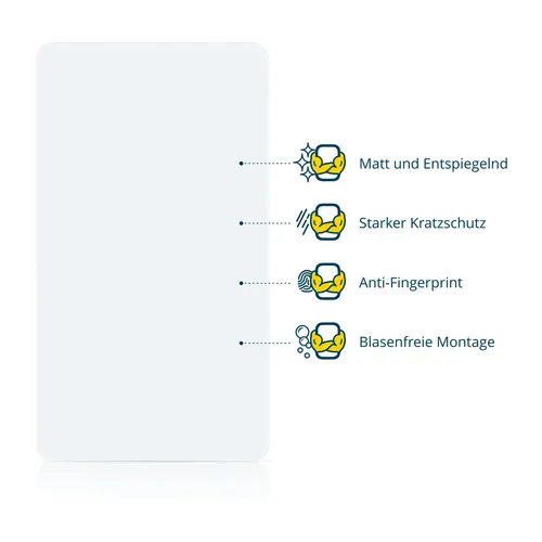 6x Schutzfolie matt für Rolex Yacht-Master 40 mm (Date) Panzerfolie