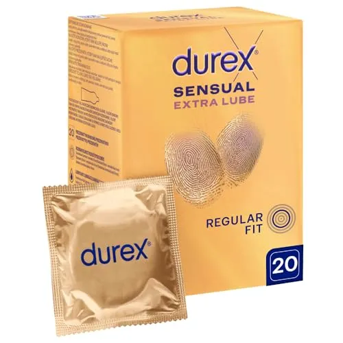 Durex Sensual - Extra Lube lubricated condoms 20 pcs