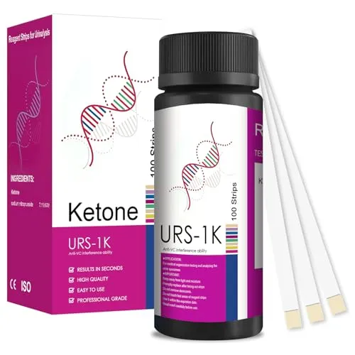 Stück Ketose Teststreifen,Keto Test,Keton Teststreifen für die Keto Ernährung und Diät,Heimgebrauch 100