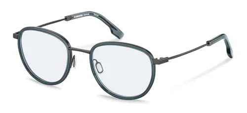 Rodenstock Brillengestell (Model R8034) für Herren, Rounded, gefertigt aus Titanium (inklusive Brillenetui)